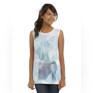Disney Cinderella & Castle Silhouette Muscle Tee